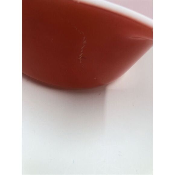 Vintage Red PYREX 474-B Friendship Casserole Dish 1-1/2 qt w/ Red Bird Lid - Picture 12 of 16
